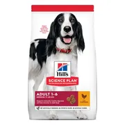 4x Hill's Science Plan Hondenvoer Adult Medium Kip 2,5 kg