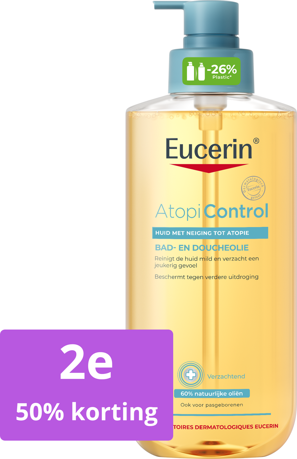 Eucerin AtopiControl Bad- en Doucheolie 400ML