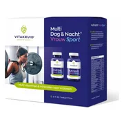 Vitakruid Multi Dag & Nacht Vrouw Sport 180 tabletten