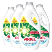 4x Ariel Wasmiddel Original Cold & Short 80 Wasbeurten 2,64 liter