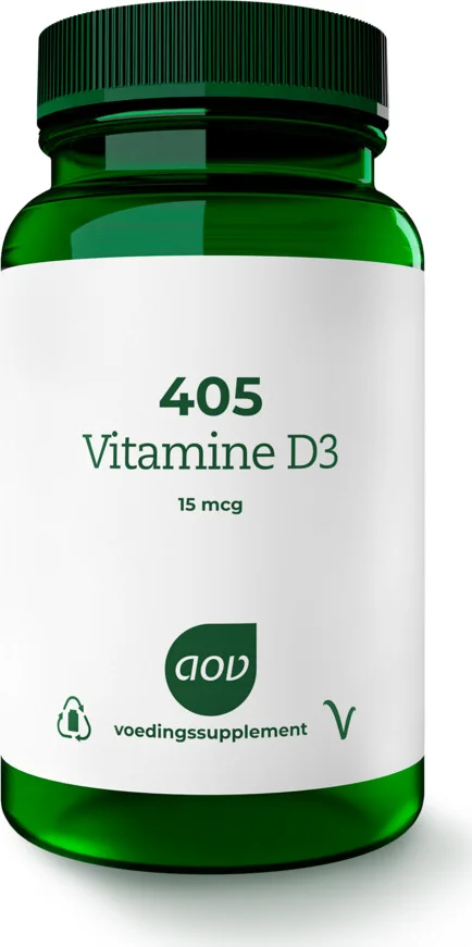 2x AOV 405 Vitamine D3 (15 mcg) 180 tabletten