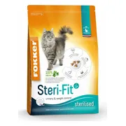 3x Fokker Steri-Fit Kattenvoer Gevogelte 2,5 kg