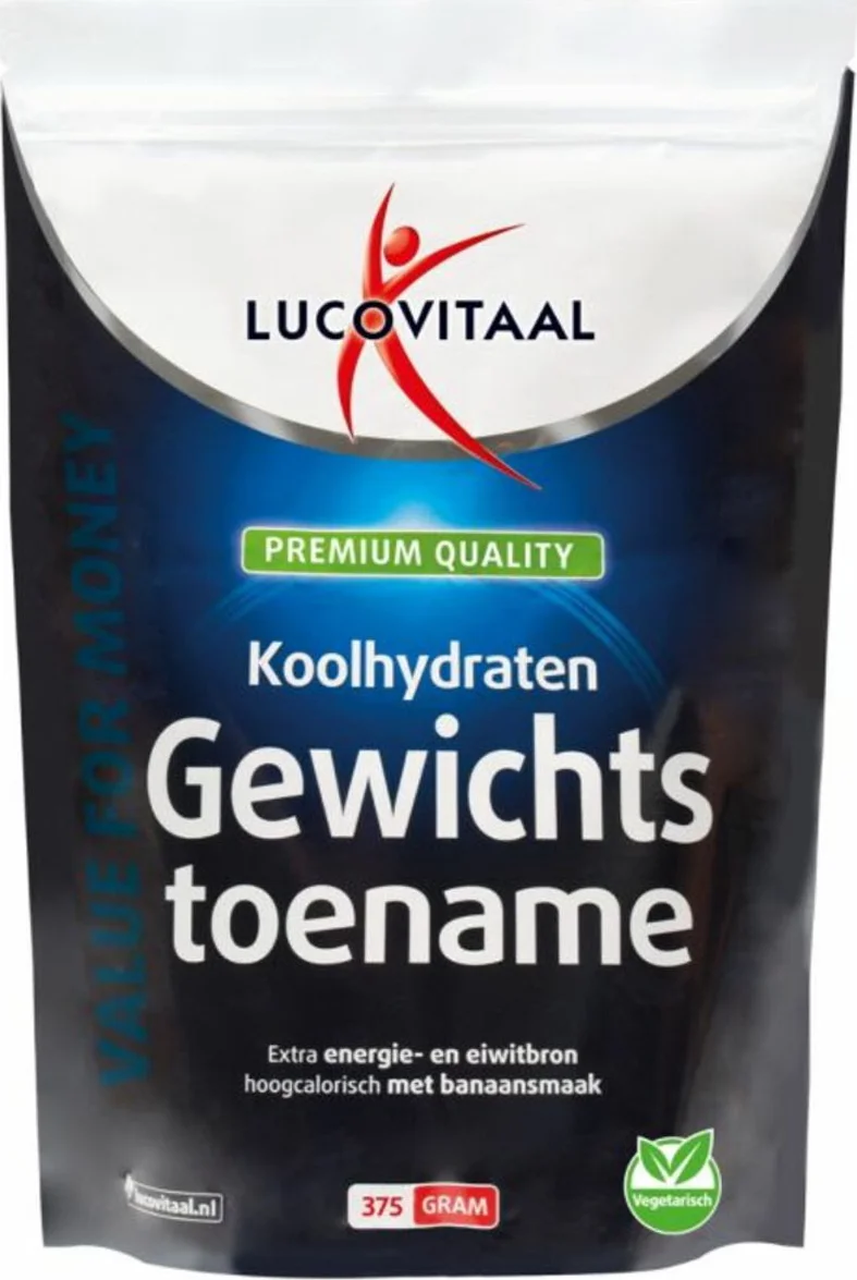 Lucovitaal Koolhydraten Gewichtstoename Poeder 375 gr