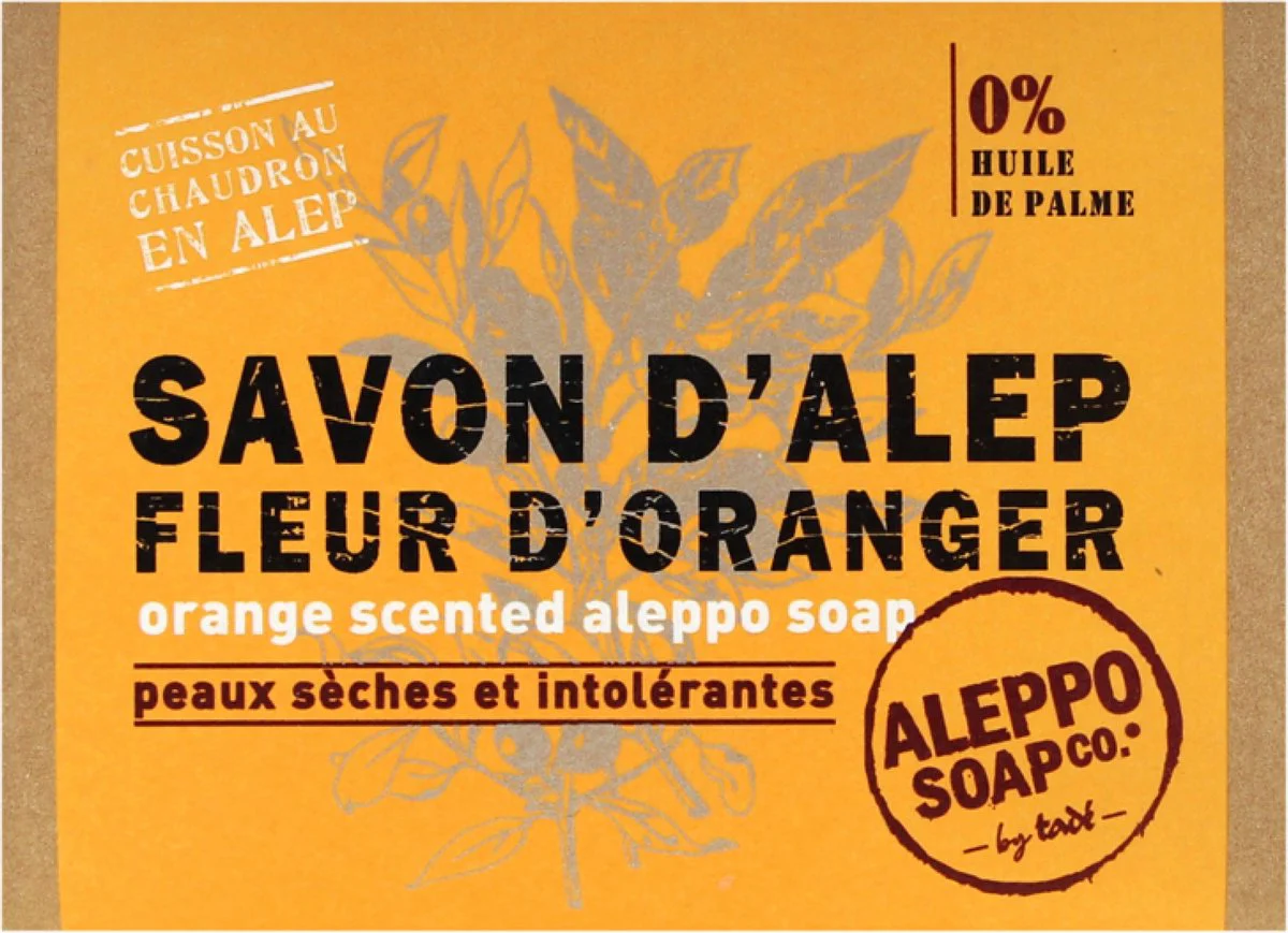 Aleppo Soap Co Savon d'Alep Oranjebloesem Zeep 100GR