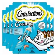 6x Catisfactions Kattensnack Zalm Creamy 4 x 10 gr
