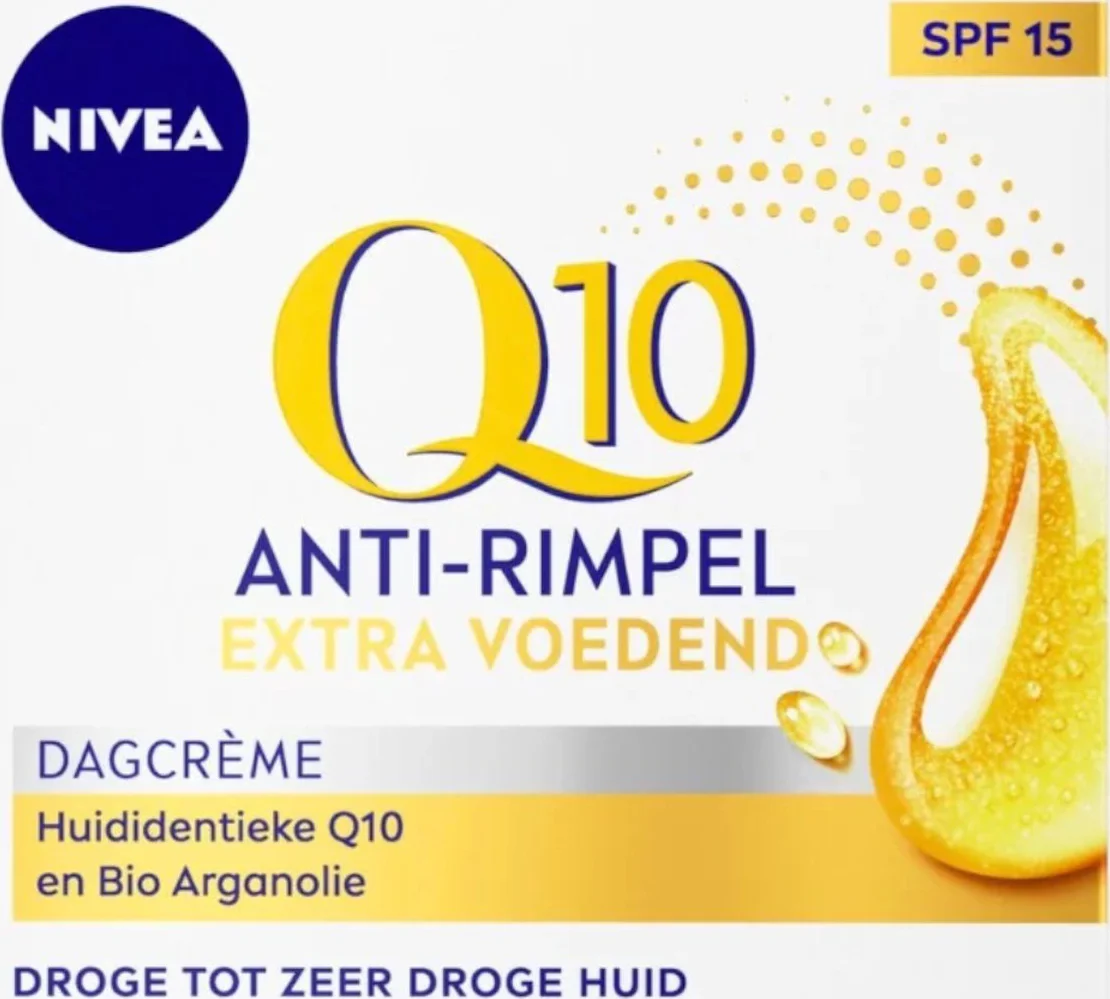 3x NIVEA Q10 Dagcrème Extra Voedend SPF 15 50 ml