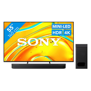 Sony Bravia 5 55" XR Mini-led (2025) + Sony Bravia Theatre Bar 6 Zwart