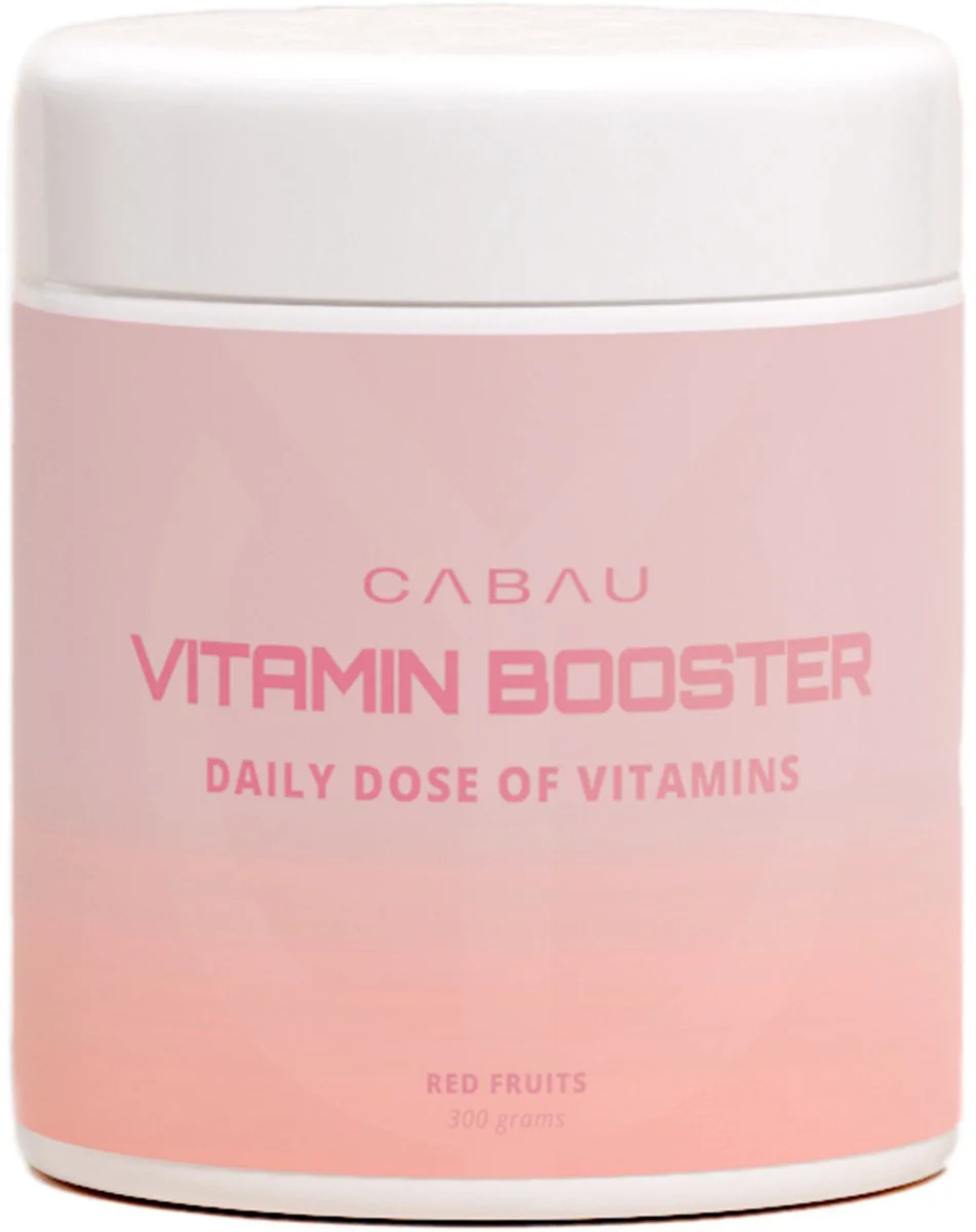 Cabau Vitamine Booster Red Fruit Poeder 300GR