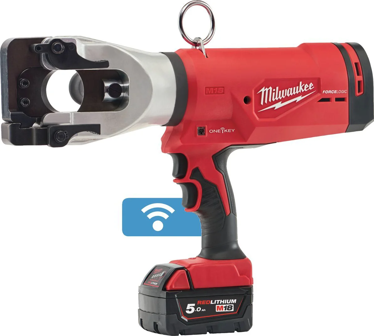 Milwaukee M18 HCC45-522C FORCE LOGIC™ Accu hydraulische kabelkniptang 44mm 18V 5.0Ah + 2.0Ah in koffer - 4933459266
