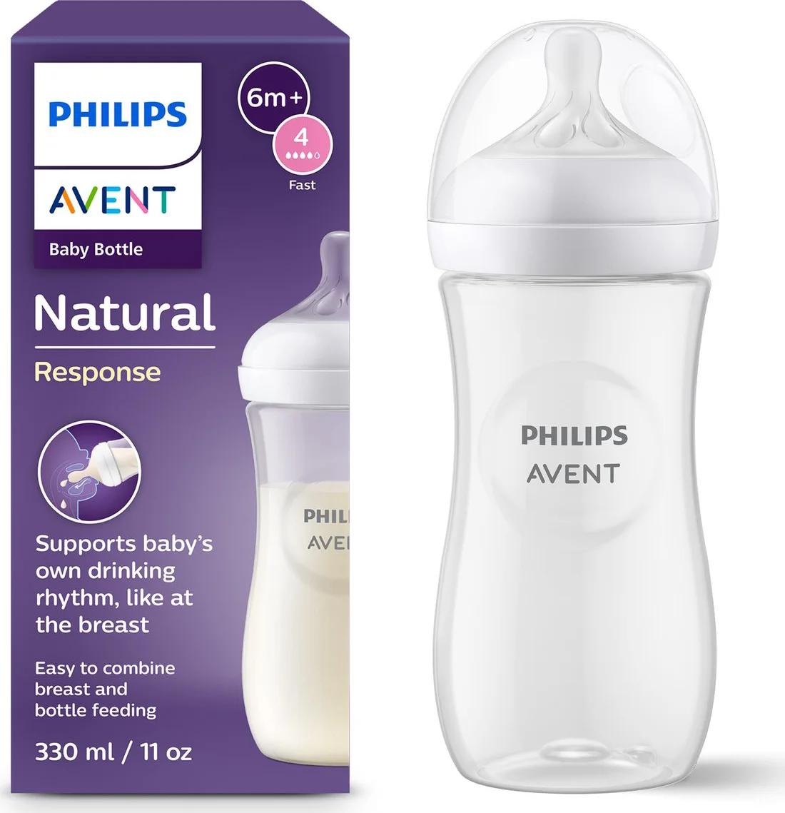 Philips Avent Voedingsfles Natural Response 330 ml