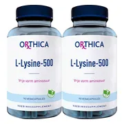 2x Orthica L-Lysine-500 90 capsules