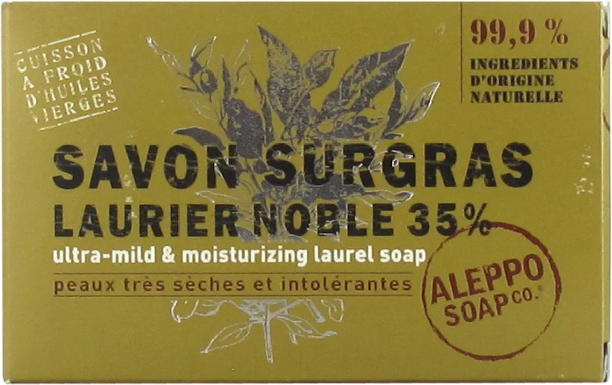 Aleppo Soap Co Zeep Met 35% Laurier 150GR