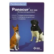 Panacur Ontworming Tabletten Hond - Kat 500 mg 10 tabletten