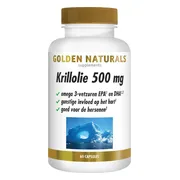 2x Golden Naturals Krillolie 500mg 60 softgels