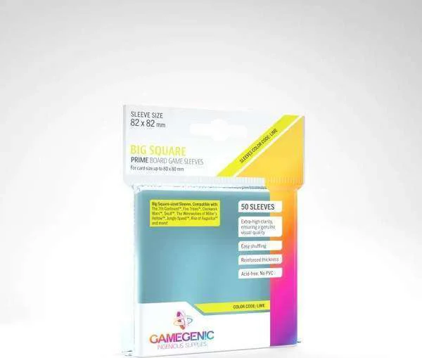 Gamegenic: Prime Board Game Sleeves - Lime