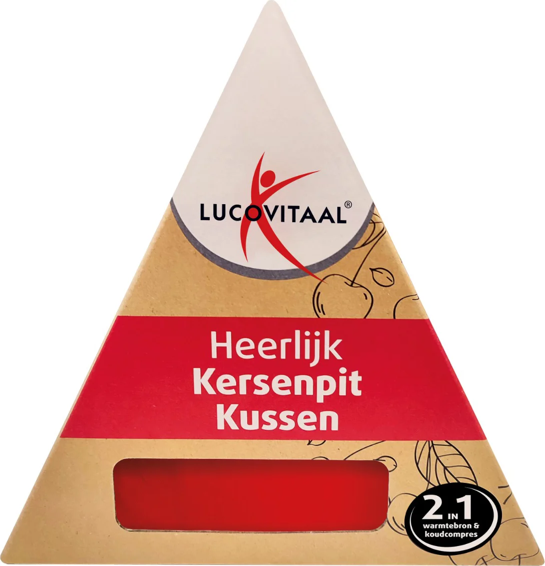 Lucovitaal Kersenpit Kussen Rechthoek