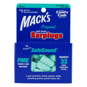 Macks Soft Foam Earplugs SafeSound Original 10PR