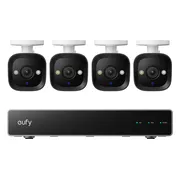 Eufy PoE Security System + NVR + E40 4-Pack