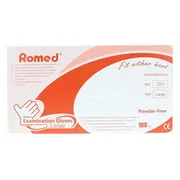 Romed Handschoen Latex Poedervrij Large 100ST