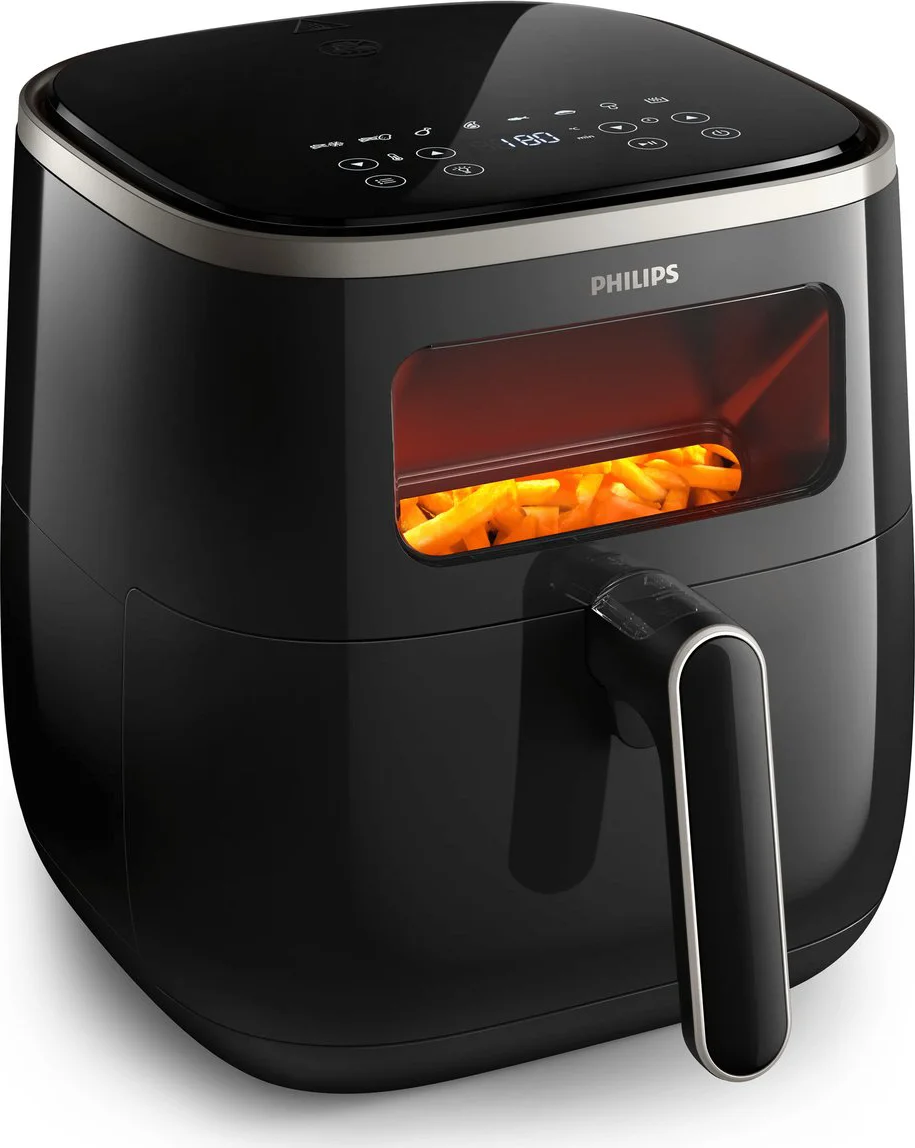 Philips Airfryer 3000 Series - HD9257/88 - 5,6 liter (XL) – Heteluchtfriteuse – 13 in 1 kookfuncties - Quickclean - Met venster