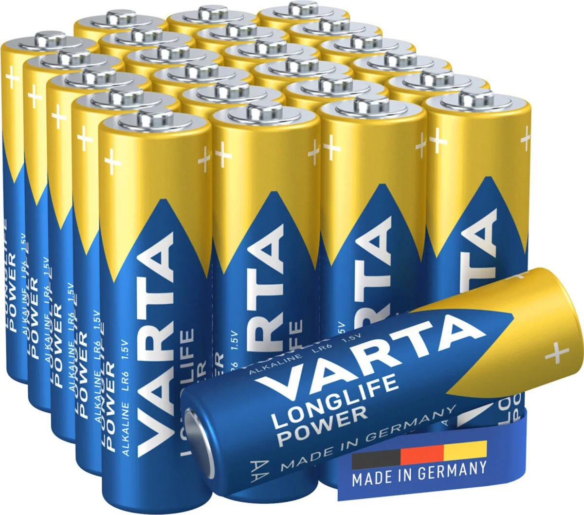 Varta Longlife Power Batterijen AA Clear Value Pack 24 stuks