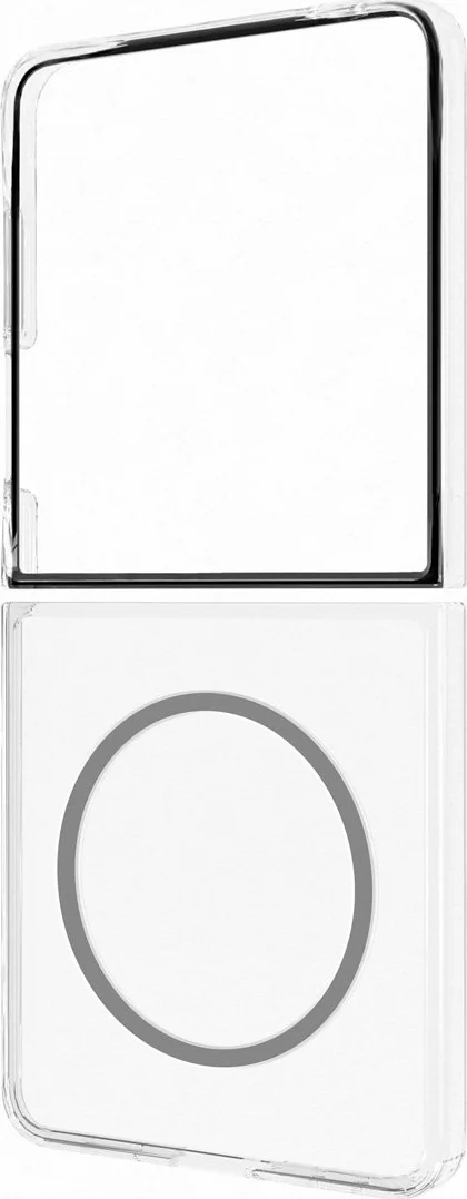 Samsung Galaxy Z Flip 7 Back Cover met Magneet Transparant