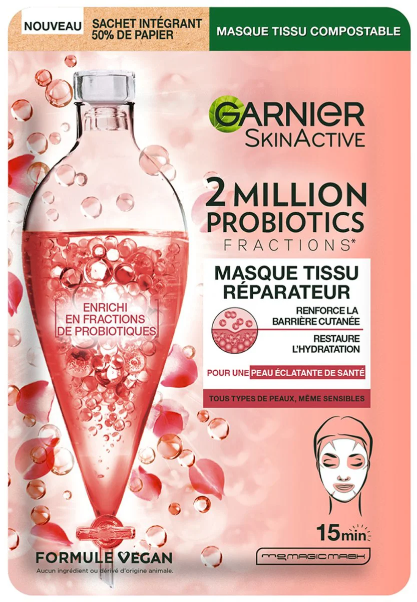 Garnier Tissuemasker 2 Millions Probiotics 22 gr