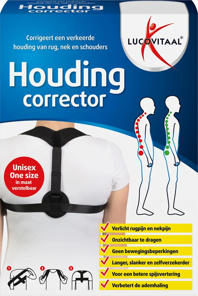 3x Lucovitaal Orthopedische Houdingcorrector
