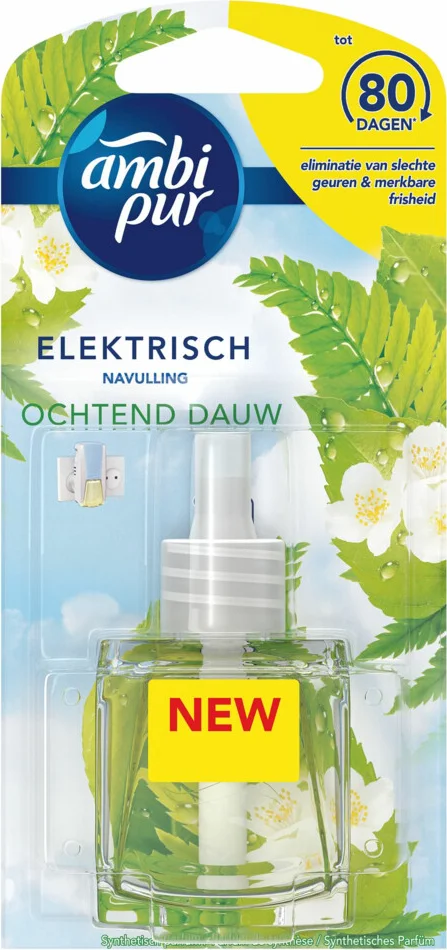 Ambi Pur Elektrische Geurverspreiders Navulling Morning Dew
