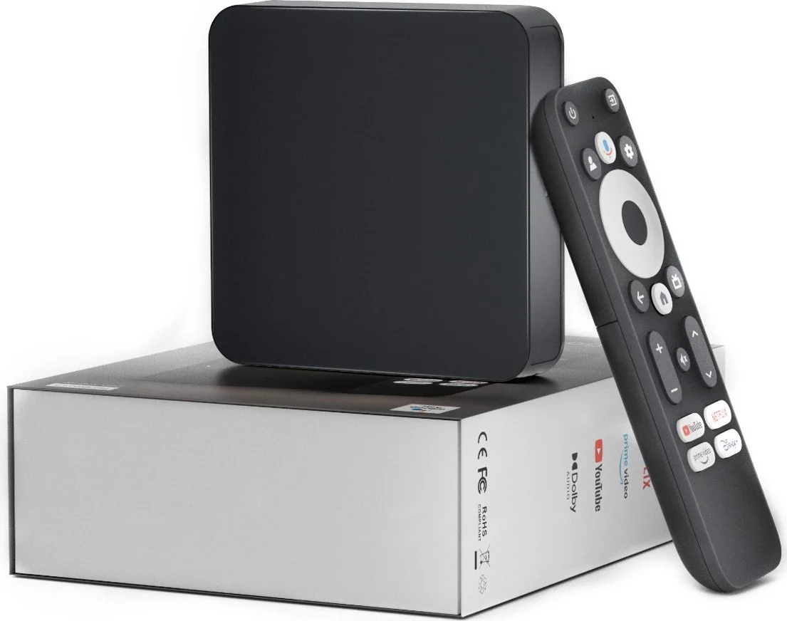 Android TV Box GD2 – Chromecast Google TV – Google Gecertificeerd Media Streamer – Netflix, Disney+, Videoland en meer – 4K HDR - 2GBR, 32GB Opslag