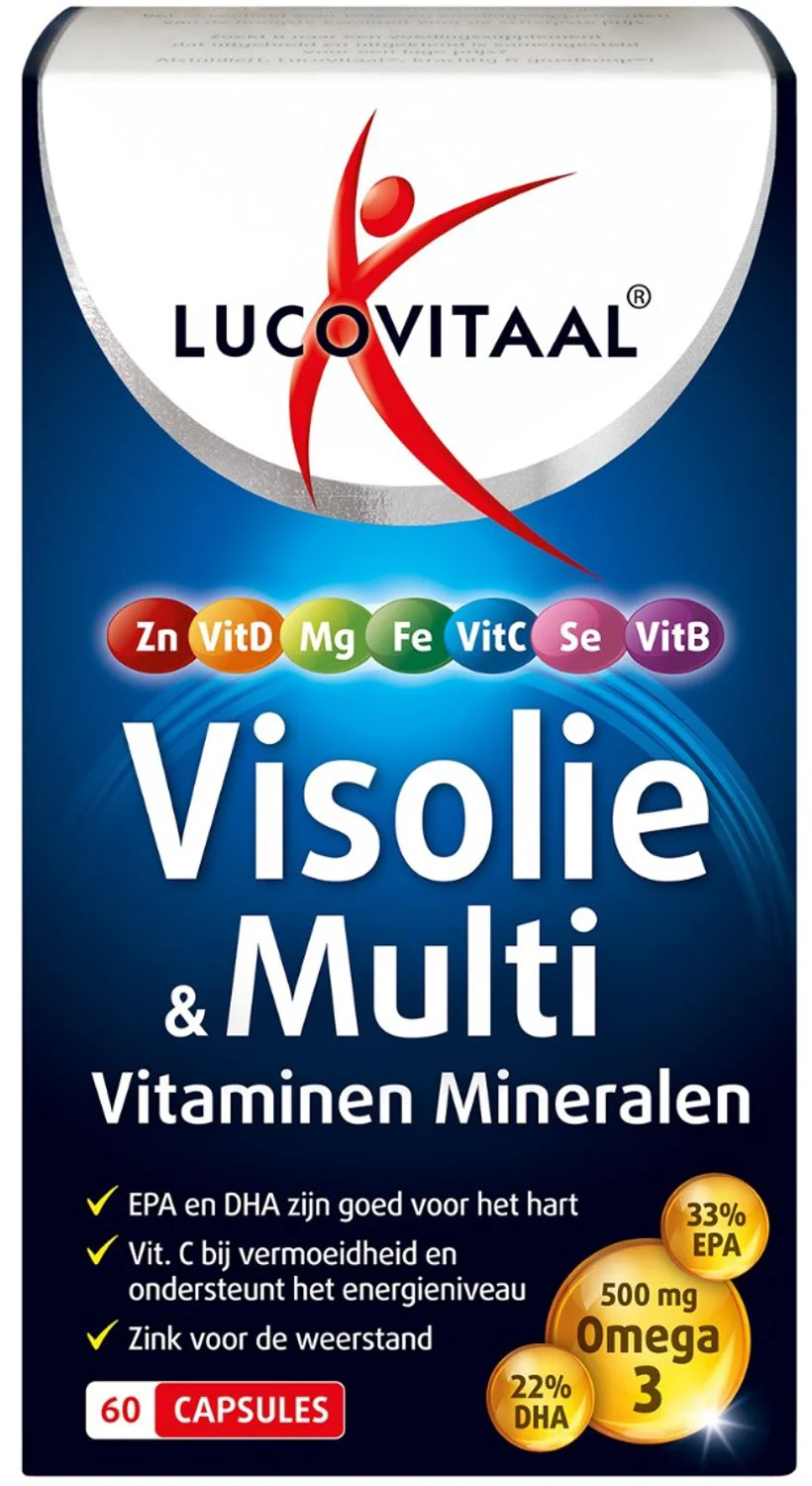 Lucovitaal Multi & Visolie Capsules 60CP