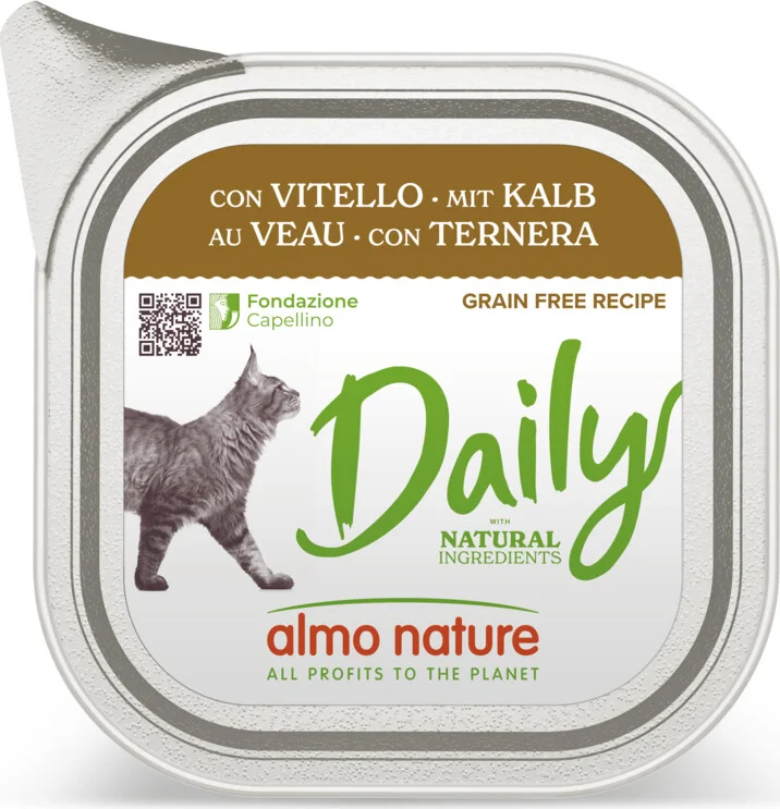 Almo Nature Daily Kattenvoer Kalf 100 gr