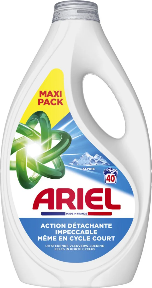Ariel Vloeibaar Wasmiddel Alpine 40 Wasbeurten 1800 ml