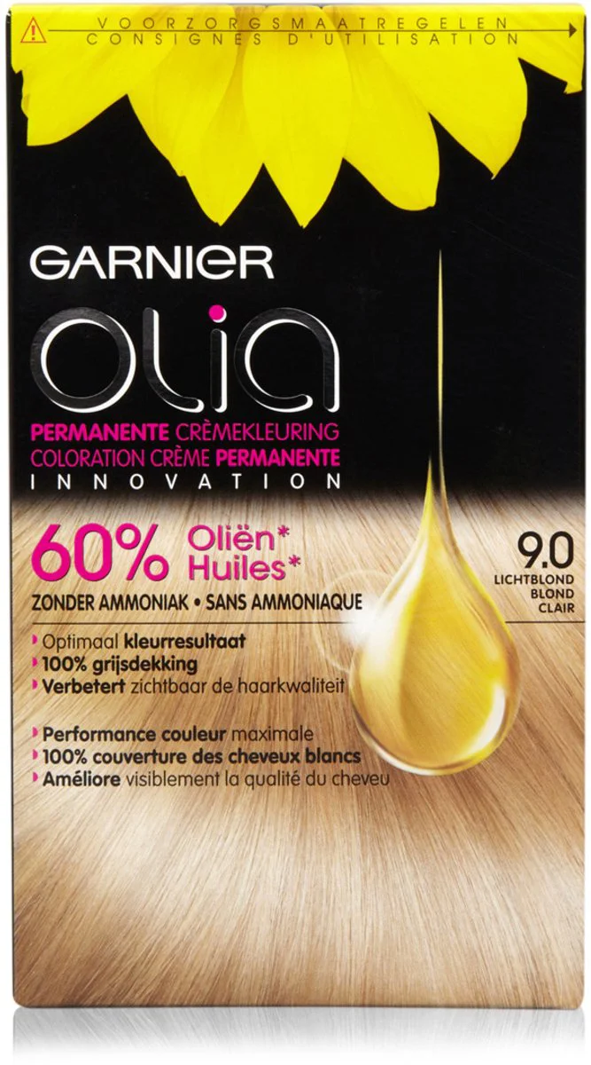 Garnier Olia Permanente Crèmekleuring 9.0 Zeer Lichtblond