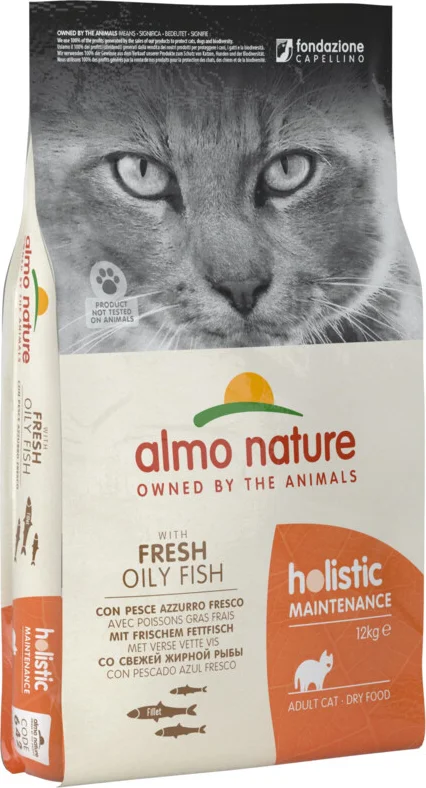 Almo Nature Holistic Kattenvoer Droog Witvis & Rijst 12 kg