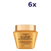 6x L'Oréal Extra Ordinary Oil Hair Mask 300 ml