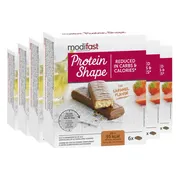 6x Modifast Protein Shape Reep Chocolade-Karamel 6 x 27 gr