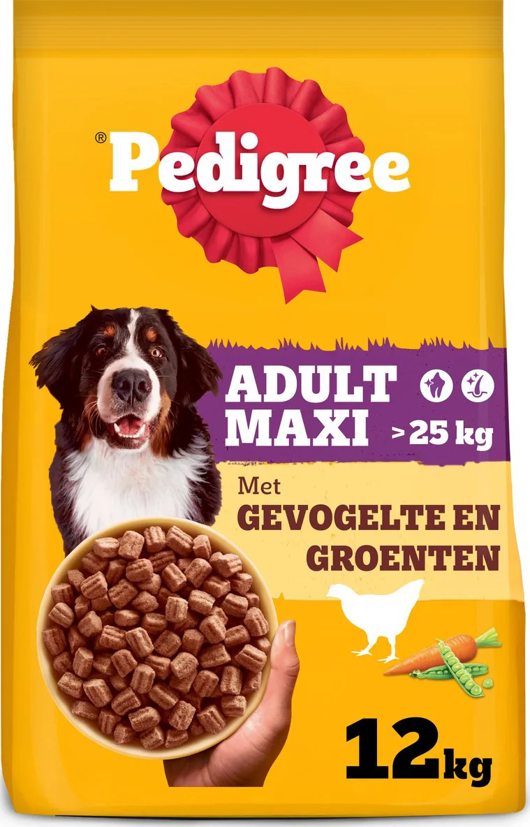 Pedigree Hondenvoer Droog Adult Maxi Kip 12 kg