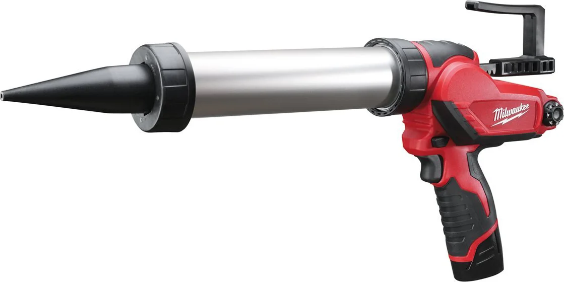 Milwaukee M12 PCG/400A-0 Accu lijm- en kitspuit met 400 ml aluminium patroonhouder 12V Basic Body - 4933441780