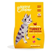 6x Edgard & Cooper Kattenvoer Adult Kalkoen - Kip 325 gr