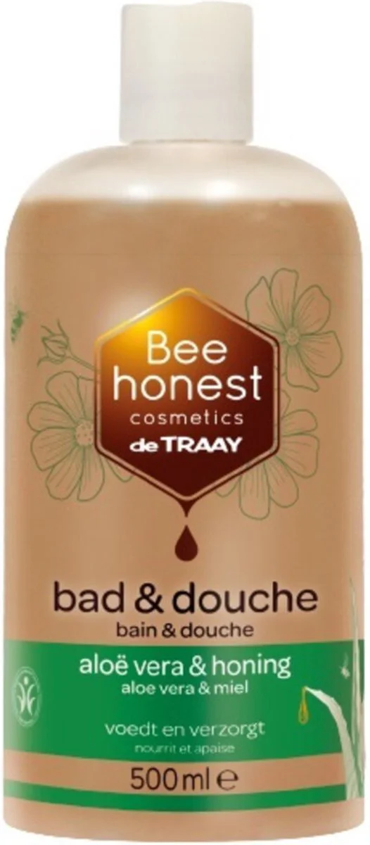 Bee Honest Bad & Douche Aloë Vera & Honing 500ML