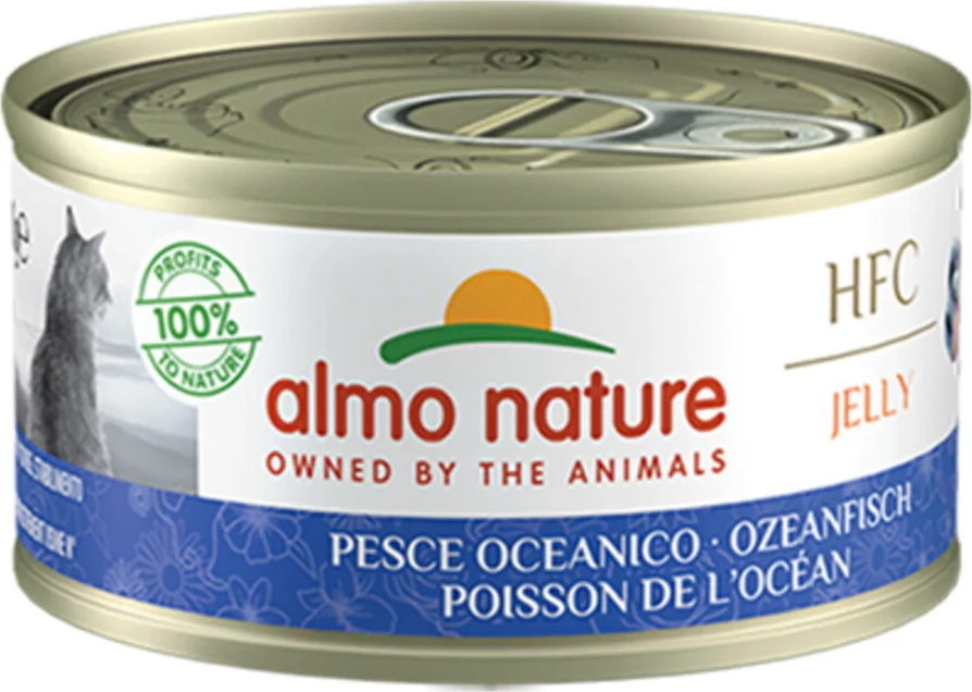 Almo Nature HFC Kattenvoer Nat in Gelei Oceaanvis 70 gr