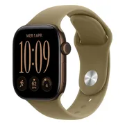 Apple Watch Series 12 Cellular 42mm Donkerbrons Sportband S/M