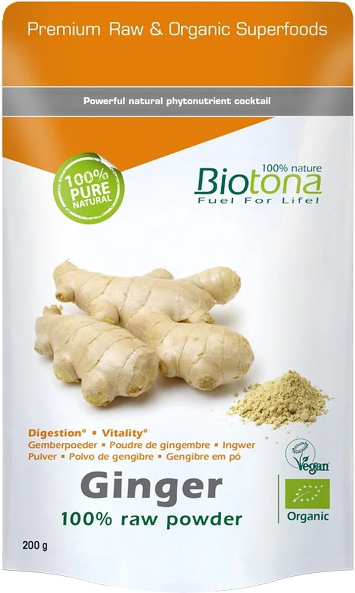 Biotona Ginger Raw Powder Bio 200GR