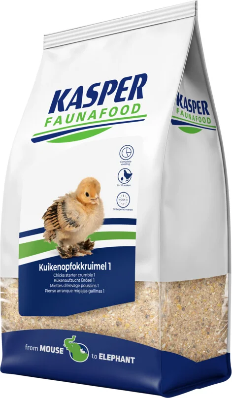 3x Kasper Faunafood Kuikenopfokkruimel 1 4 kg