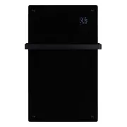Eurom Alutherm Sani Verre 1200 Wifi Black Elektrische badkamerkachel - IP24 - 1200 Watt - Glazen voorzijde