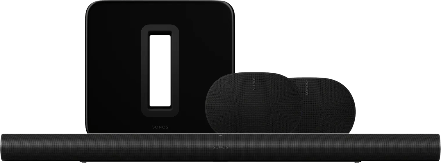 Sonos Arc Ultra + Era 300 Home Cinema Set Zwart