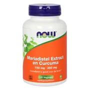 Now Mariadistel Extract en Curcuma Capsules 120CP