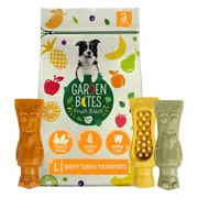 duvoplus Garden Bites - Fruity Tonya Toothpaste Hondensnacks - Hondensnoepjes - Vegetarisch & Glutenvrij - Large 3st