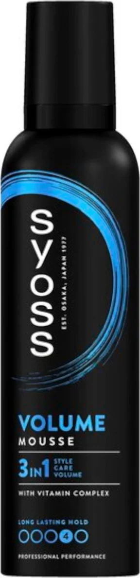 Syoss 3in1 Volume Mousse Hold 4 250ML